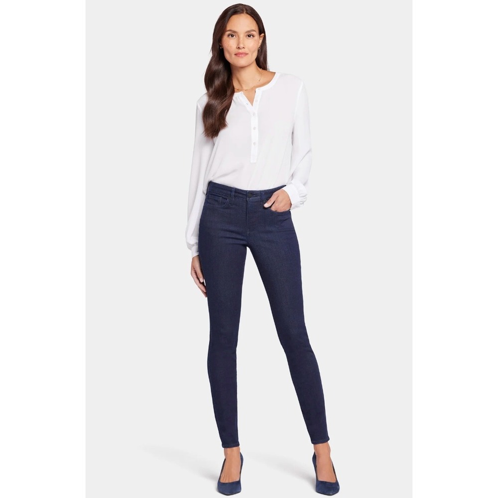 NYDJ Ami Skinny Jeans Rinse Dark Wash 8P‎ New With Tags